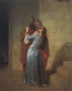 Francesco Hayez the kiss oil painting artist